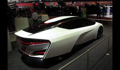 Honda FCV Hydrogen Fuel Cell Electric Vehicle Design Study for 2015 2